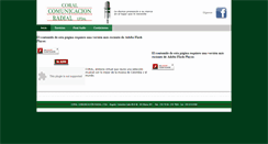 Desktop Screenshot of comunicacionradial.net