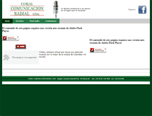 Tablet Screenshot of comunicacionradial.net